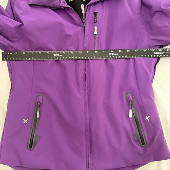 Völkl Women’s Ski Snowboard Winter Sport Jacket Purple Sensortex 10K Size 10